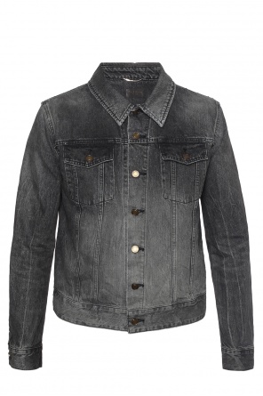 Jeansowa kurtka z naszywką, zdjęcie 1 Jeansowa kurtka z naszywką od Saint Laurent